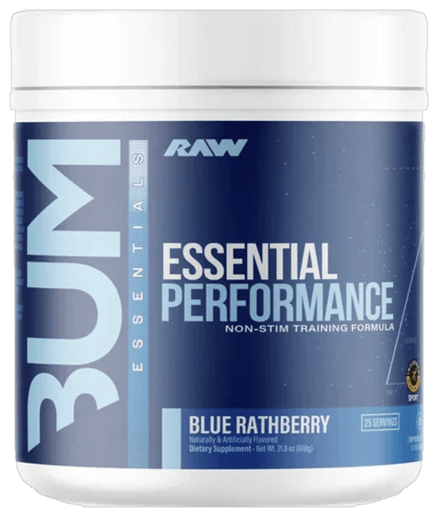 Essential Performance by Raw Nutrition, front of package
